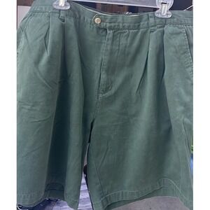 Catalina Navigator Shorts Mens 40 Hunter Pleated Front 100% AlgodonSlash Pockets